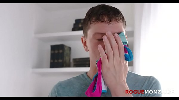 Pervert stepBROTHER sniffs stepSISTER'_s lacy panty