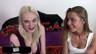 BEAUTIFUL LESBIAN LOSES Her VIRGINITY in a THREESOME &ndash_ IMMORAL LIVE 4K