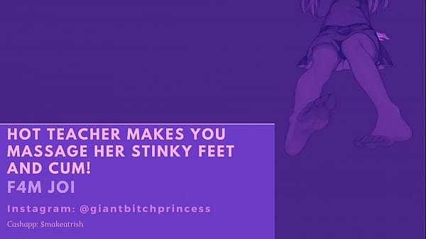 (Audio Only) Your Hot Teacher Wants You To Stay After Class to Worship Her Sexy Feet and Cum!